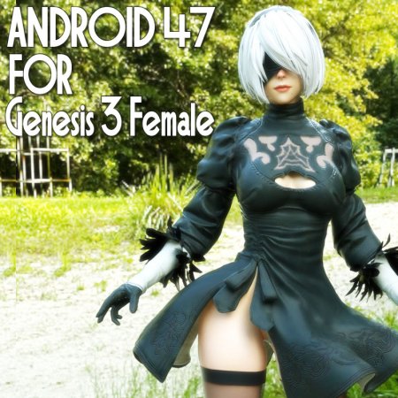 Android 47 For Genesis 3 Female › daz studio