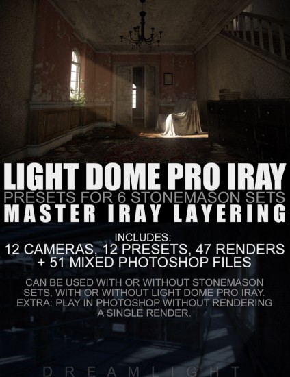 Light Dome PRO Iray - Render Presets - Master Iray Layering › daz studio