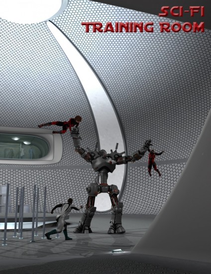 Sci-Fi Training Room › daz studio