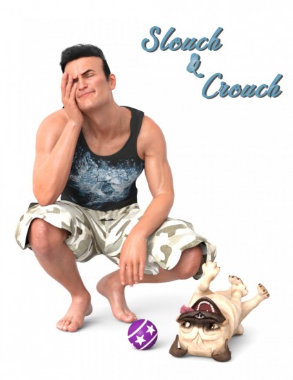 crouch » SHADOWCORE Daz 3D models модели для daz studio
