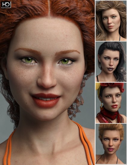 Variety HD Character Morphs for Genesis 8 Female › daz studio