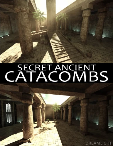 Secret Ancient Catacombs › daz studio