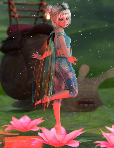Pixie Dust Poses for Pixie 9 › daz studio