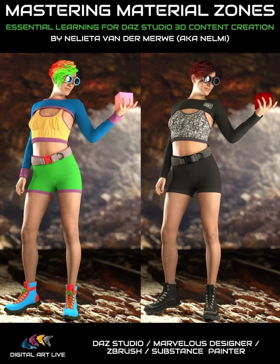 How to Master Material Zones: Tutorial Guide › daz studio