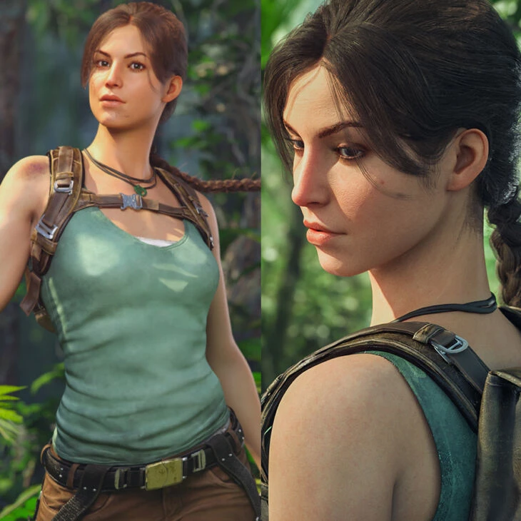 Lara Croft COD MW2 For Genesis 8 Female › daz studio