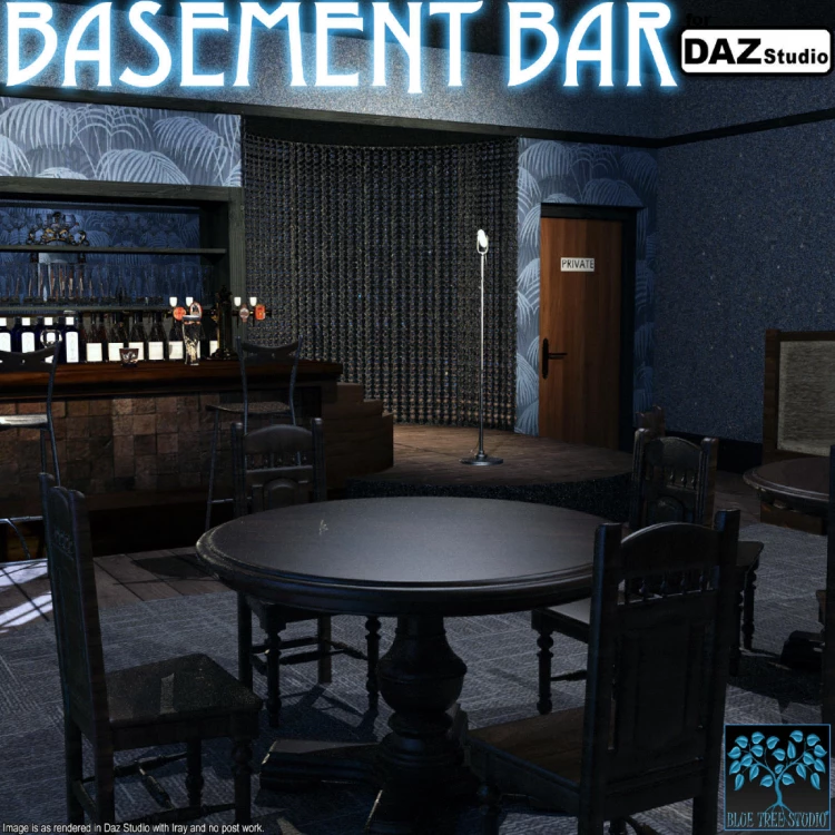 Basement Bar for Daz Studio › daz studio