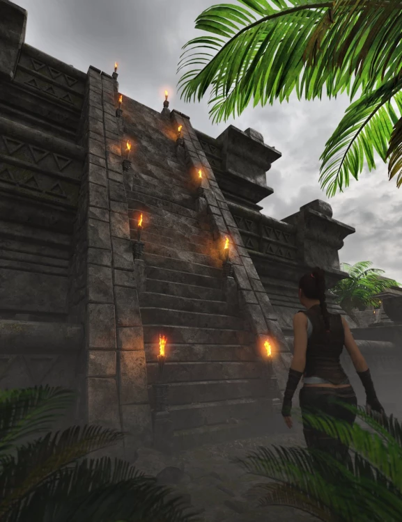 Aztec Pyramids 2 › daz studio