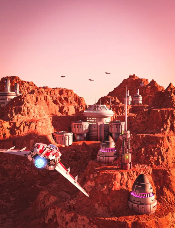 MARS Base 45 Alpha › daz studio