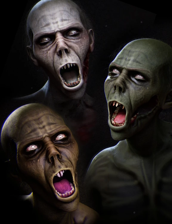 LA Supernatural Teeth for Genesis 9 › daz studio