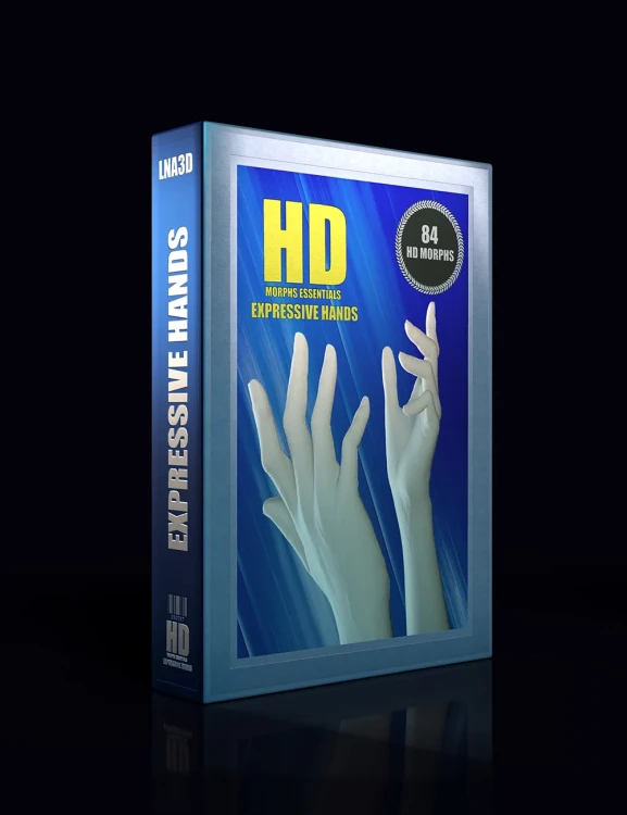 HD Essentials Expressive Hands for Genesis 9 › daz studio