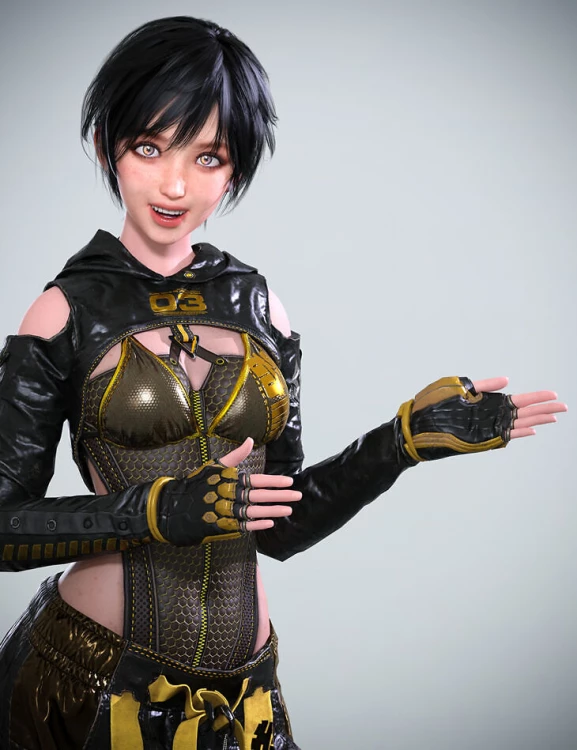 Stellar Blade Lily for Genesis 8 and 8.1 Female › daz studio