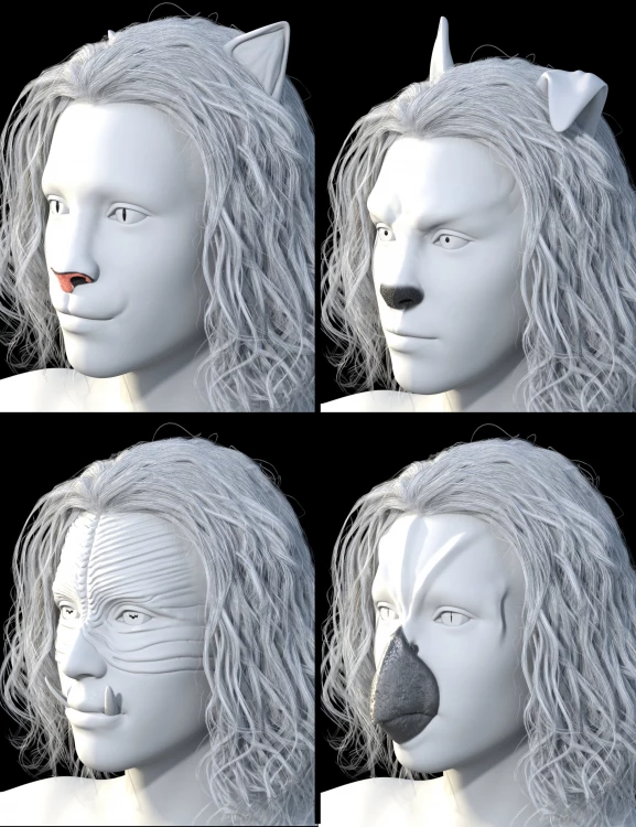 SY Creature Features Genesis 9 › daz studio