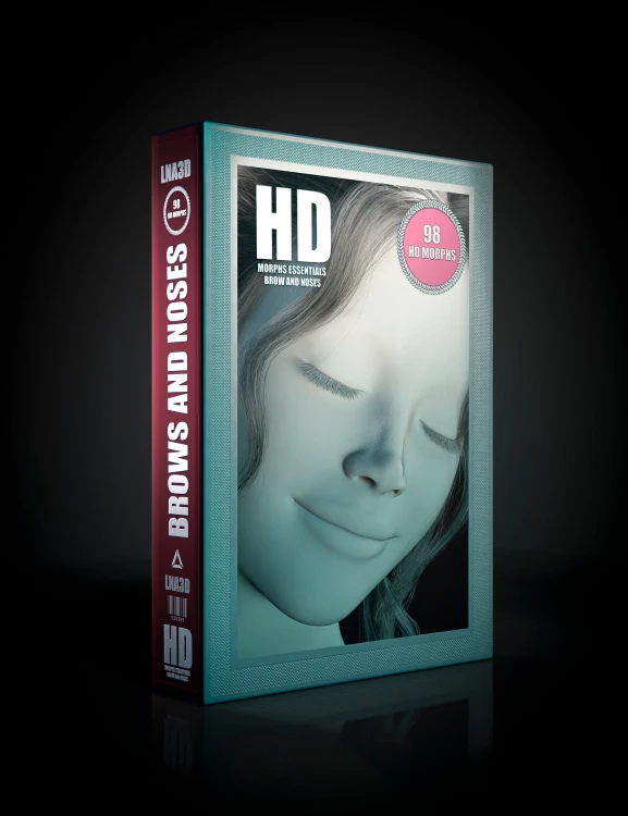 HD Essentials Brows and Noses for Genesis 9 › daz studio