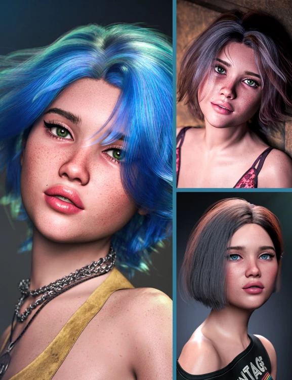 RE2 Claire Redfield For Genesis 8 Female › daz studio